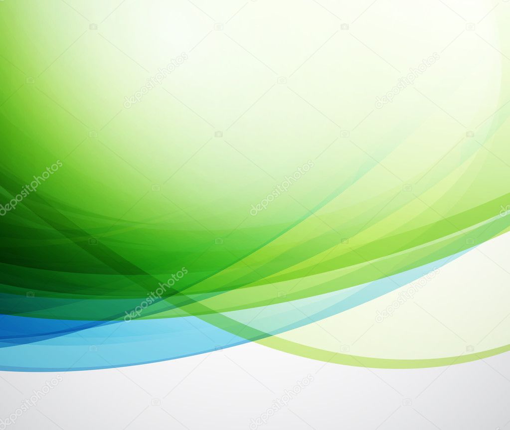 Abstract wavy blue vector background
