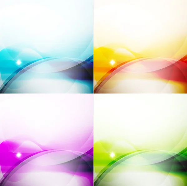 Fond de couleur Wave — Image vectorielle