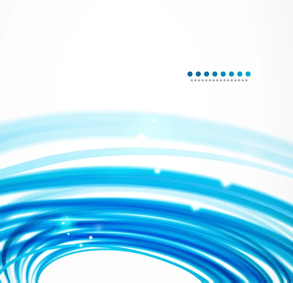 Синій хвилясті лінії — стоковий вектор