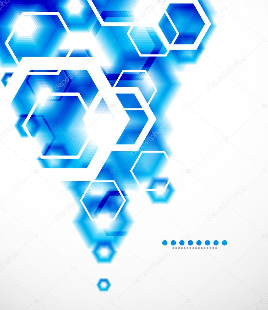 Abstract blurred geometrical vector background