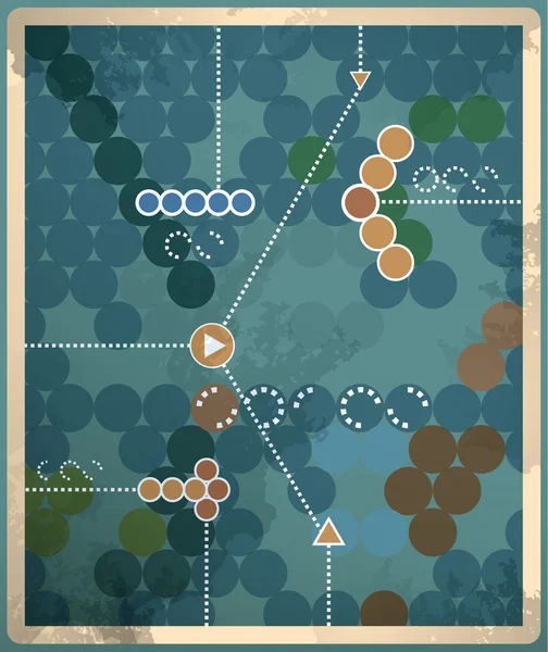 Retro vintage pozadí abstraktní s infografika — Stockový vektor