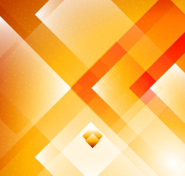 Geometric Orange background clipart