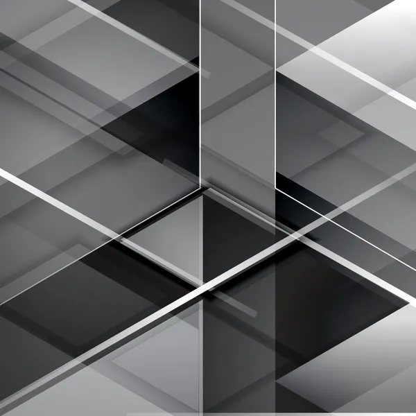 黒いモダンな幾何学的な抽象的な背景 — ストックベクタ