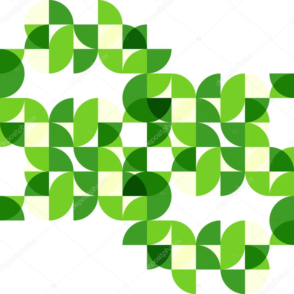 Green modern geometric abstract background