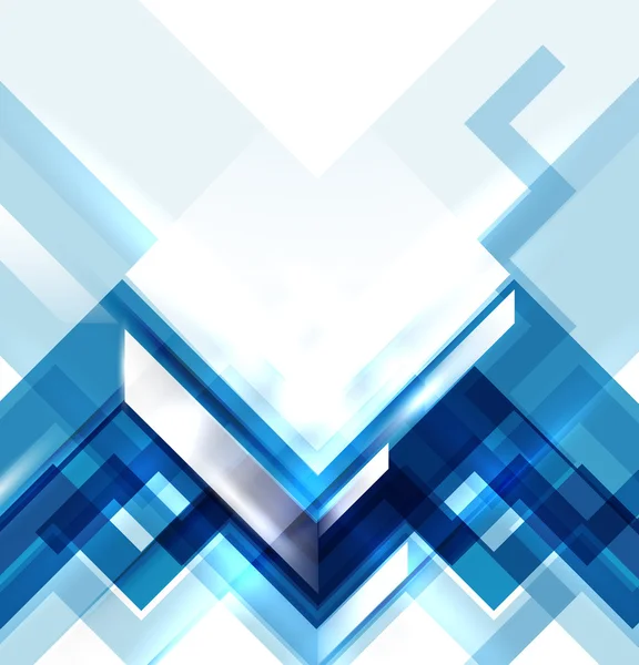 Fondo abstracto geométrico moderno azul — Vector de stock