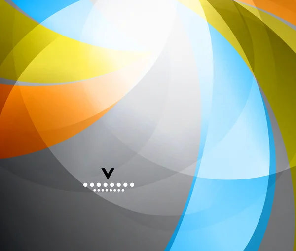 虹の光沢のある抽象的デザイン テンプレート — ストックベクタ
