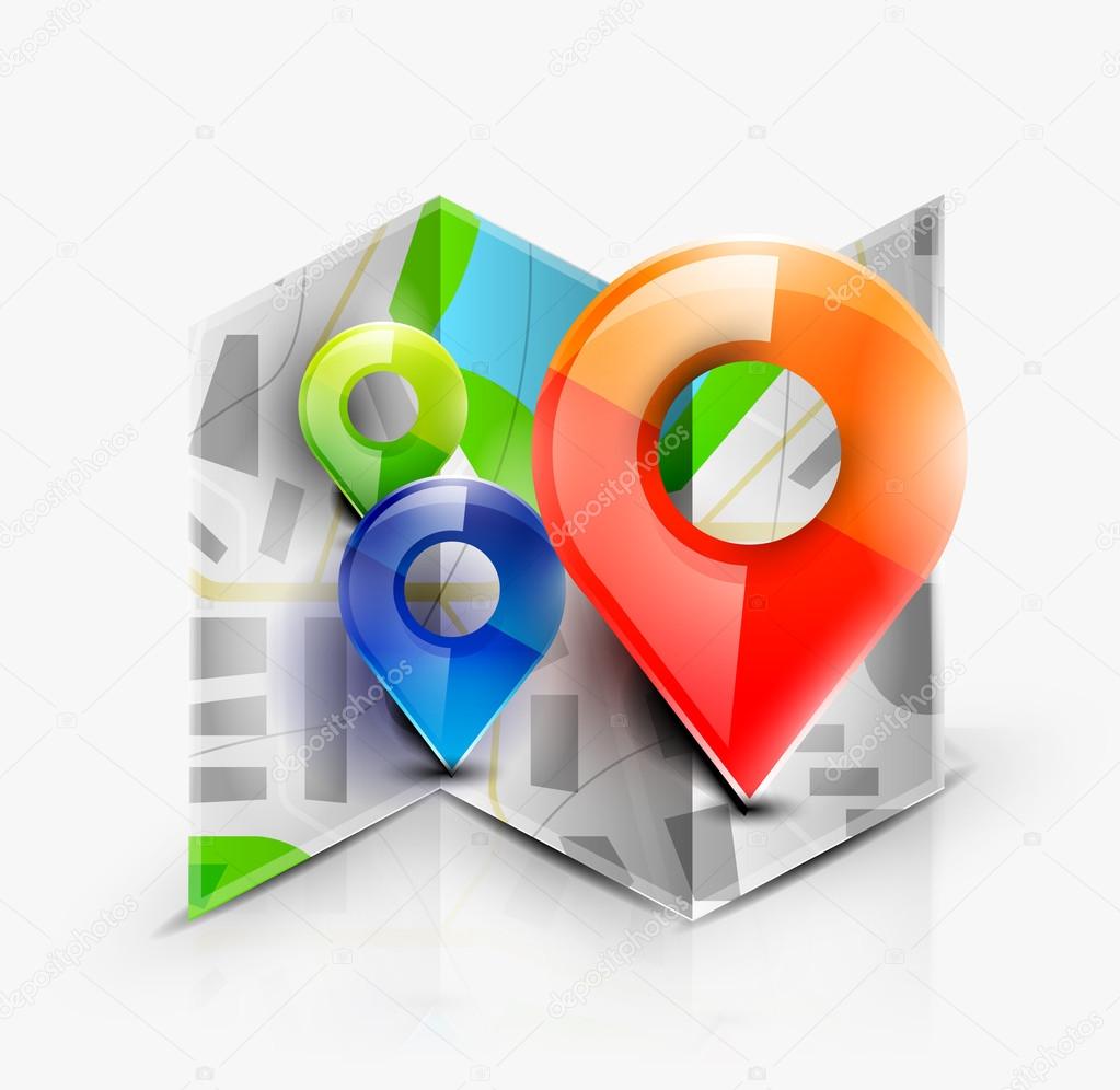 Map navigation icon