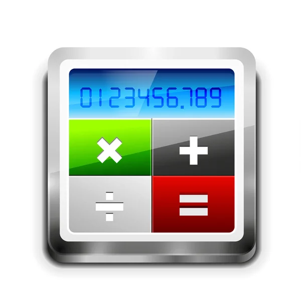 Ikona kalkulator wektor — Wektor stockowy