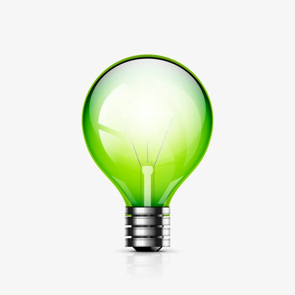 Vector light bulb icon — Stock Vector