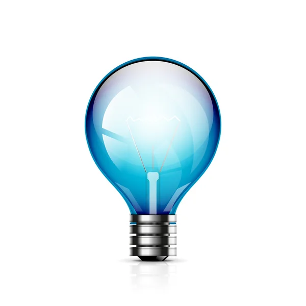 Vector light bulb icon — Stock Vector