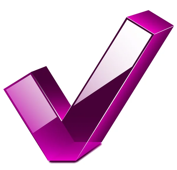 Vector marca de verificación pegatinas y banner — Vector de stock