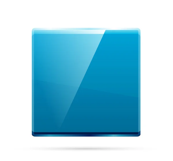 Glas quadratische Farbplatte — Stockvektor