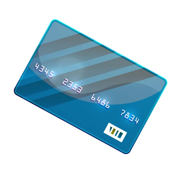 Color tarjeta de crédito vector — Archivo Imágenes Vectoriales