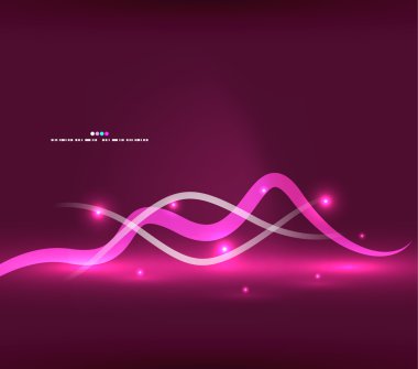 soyut parlak çizgiler