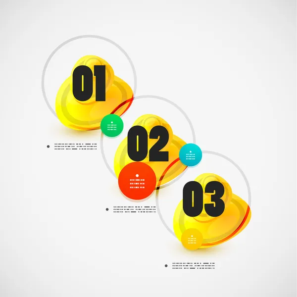 Optie banner moderne infographic — Stockvector