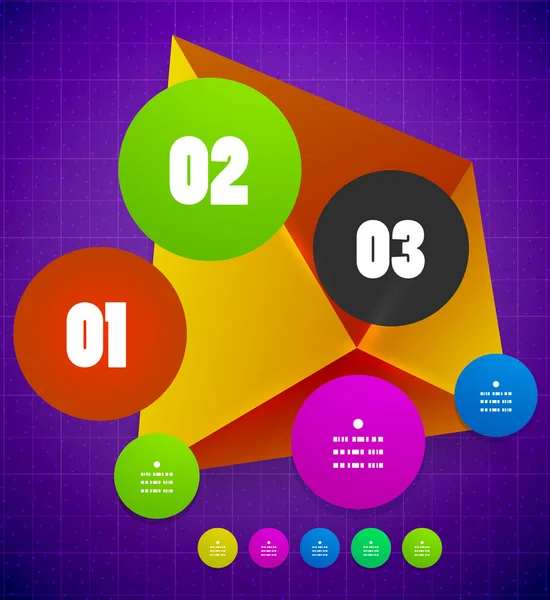 Moderne geometrische vorm sjabloon — Stockvector