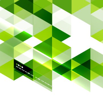 geometrik modern şablonu