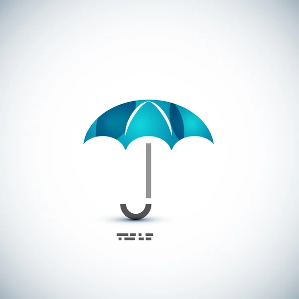 Bescherming paraplu pictogram concept — Stockvector