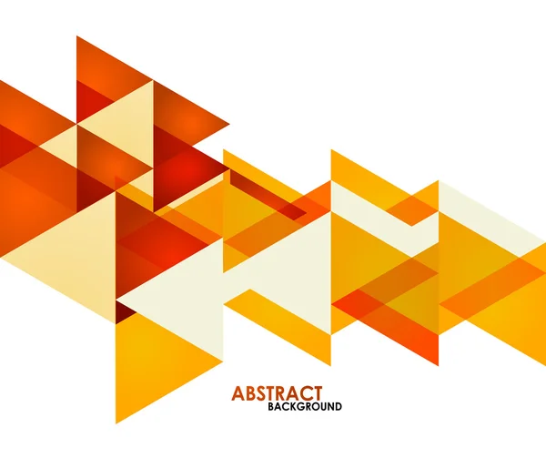 Triangles d'affaires orange — Image vectorielle