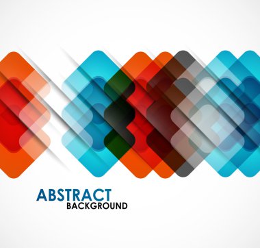 Geometrical squares modern template