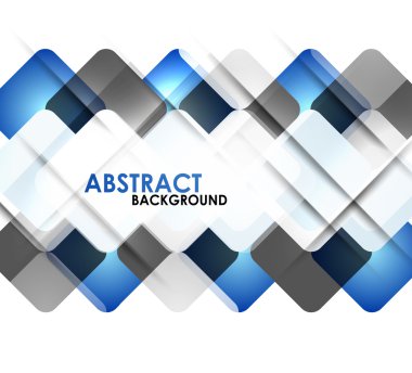 Geometrical squares modern template