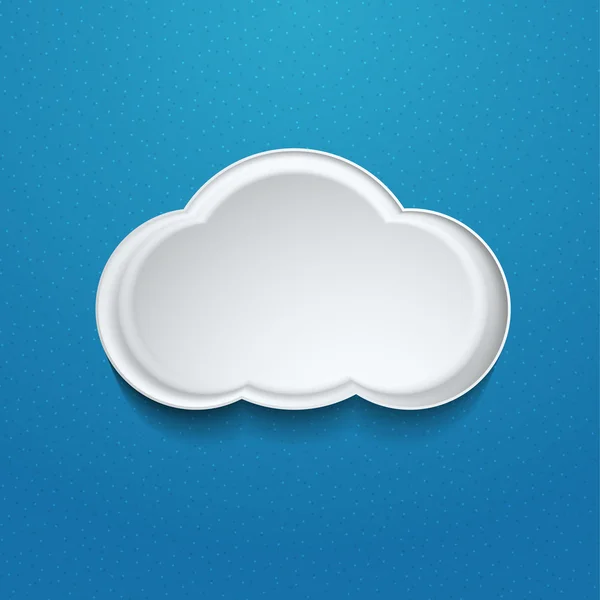 3d white clouds — Stock Vector