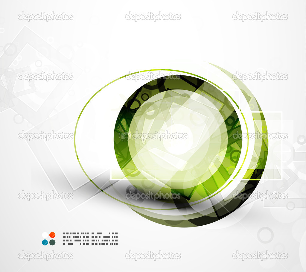 Futuristic circle abstract background