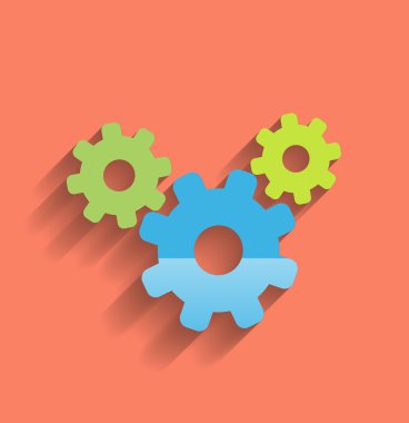 vektör karikatür düz simgesi