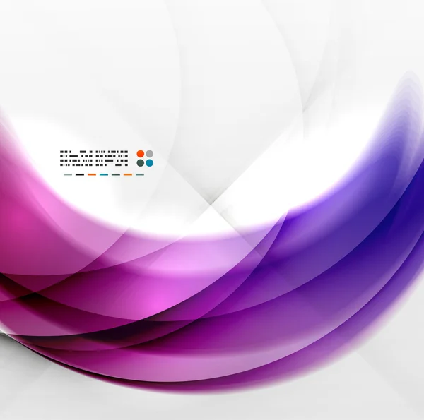 Abstract purple swirl design — Stock Vector