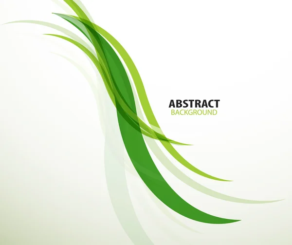 Green eco lignes fond abstrait — Image vectorielle