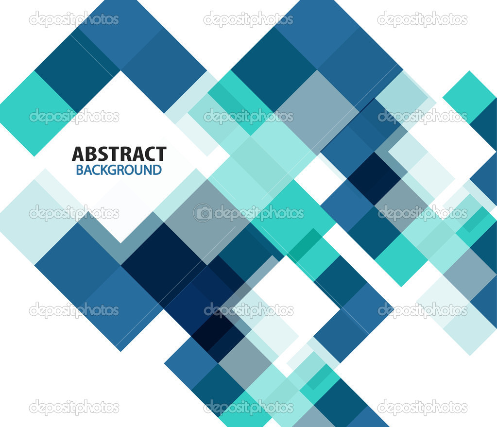Blue modern geometrical abstract background