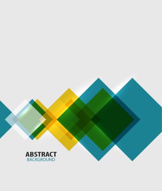 renkli geometrik modern sanatın en az şablonu