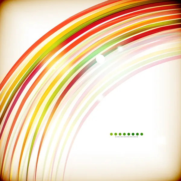 Kleurrijke swirl lijnen abstracte achtergrond — Stockvector