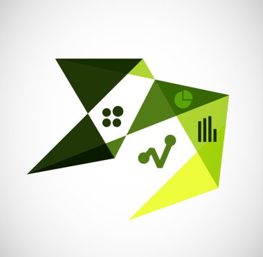 Modern geometrik soyut arkaplan