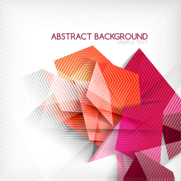 Abstract geometric shape background — Stock Vector