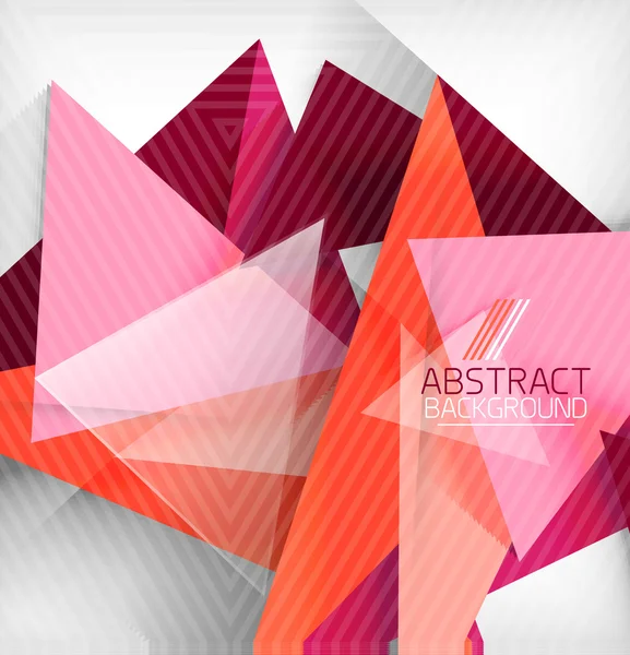 Abstrakte geometrische Form Hintergrund — Stockvektor