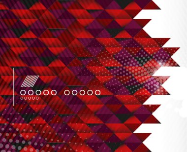 iş geometrik şekil arka plan - üçgenler