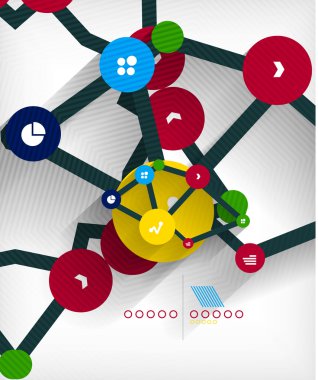 iş geometrik şekil arka plan
