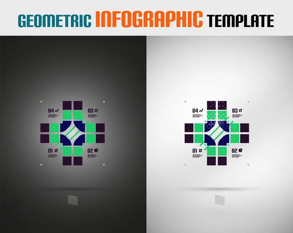 Modern Geometric Design template — Stock Vector