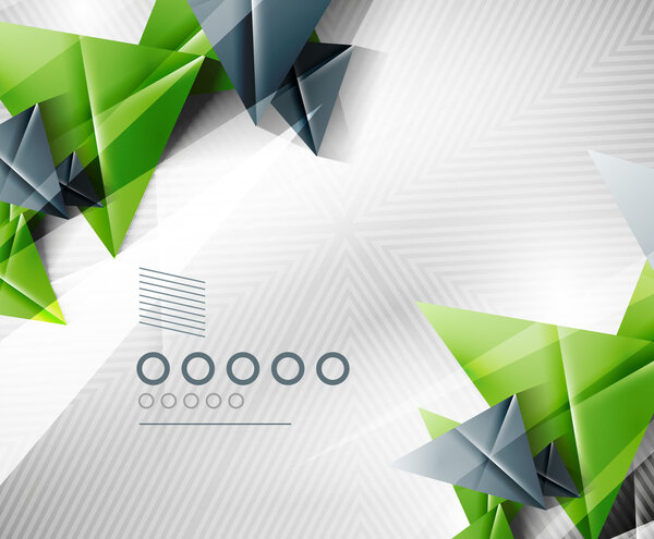 Абстрактный треугольник геометрической формы
