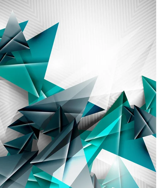 Forma geométrica fondo triángulo abstracto — Vector de stock