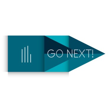 vektör renk kağıt ok tasarım şablonu