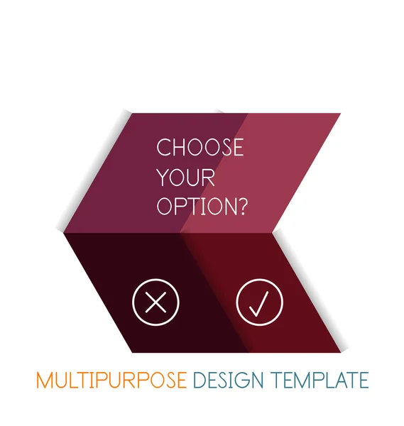 Modelo de design multiúso de forma geométrica de papel — Vetor de Stock