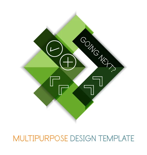 Transparente geometrisch geformte Infografik-Vorlagen — Stockvektor