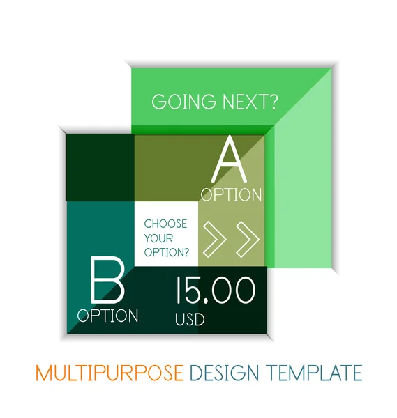 Modelos infográficos geométricos transparentes — Vetor de Stock