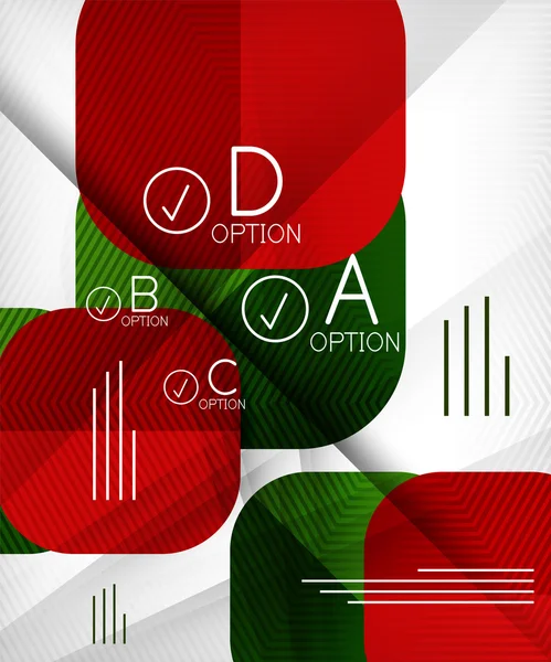 Fondo abstracto infográfico — Vector de stock