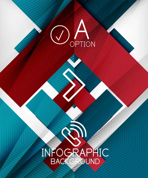 Infographic abstracte achtergrond — Stockvector