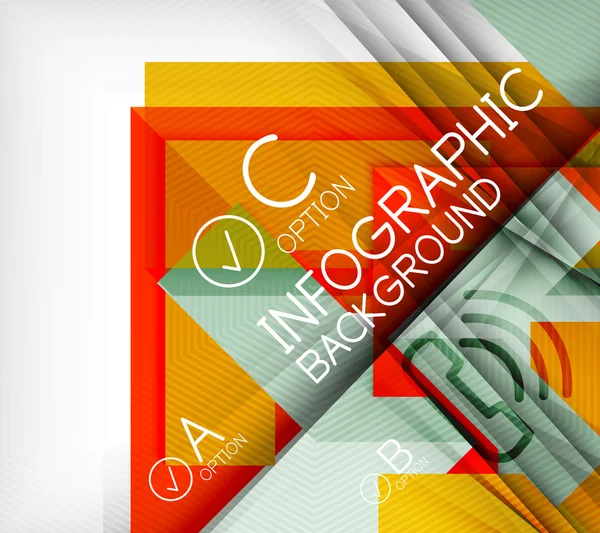 Infographic abstracte achtergrond — Stockvector