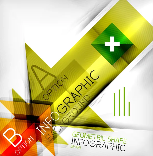 Infographie fond abstrait — Image vectorielle
