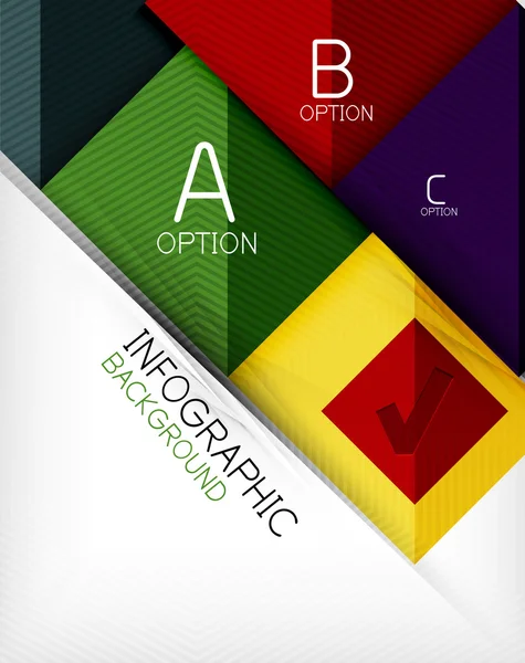 Infographic abstrakt bakgrund — Stock vektor